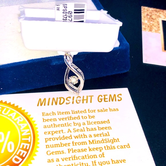 REAL Diamond pendant The Infinity Dancing Diamond - Picture 3 of 6